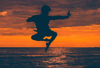 The first step is to learn how to
                  fall